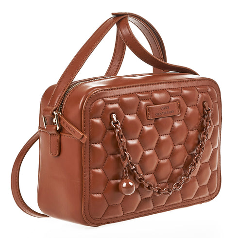 Verde Γυναικεία Τσάντα Ώμου  16-7053 Κάμελ